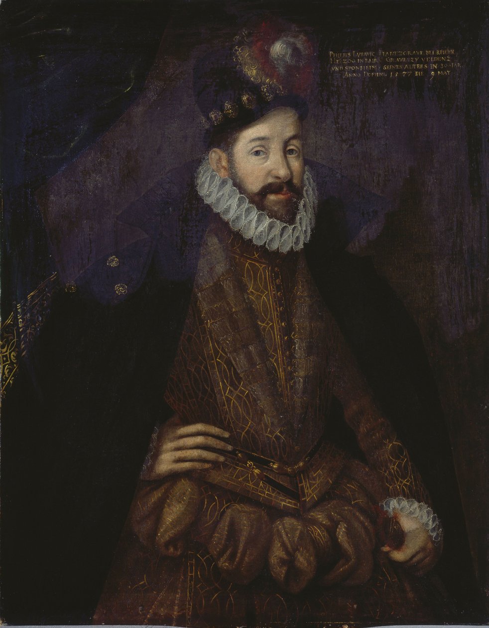 Portrét hraběte Palatina Philipp Ludwig von Neuburg od Unknown