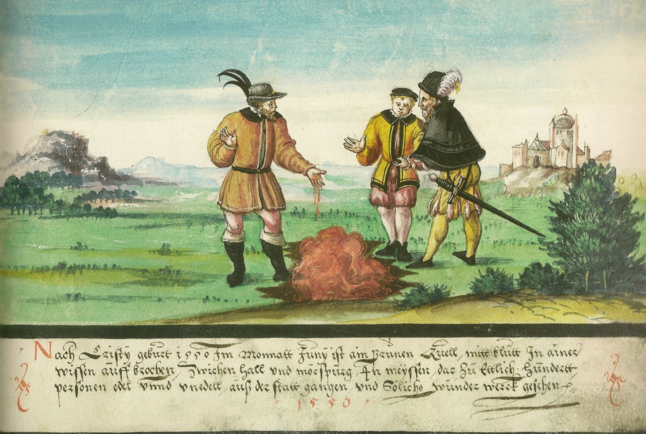 Krvavý pramen, červen 1550, mezi Halle a Merseburgem od Unknown