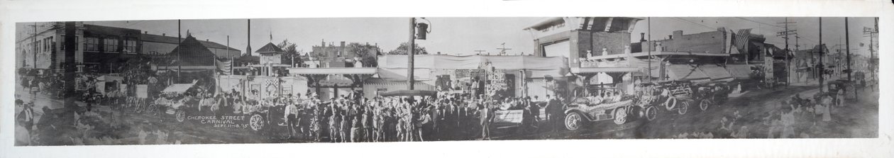 Karneval na ulici Cherokee, 11.-18. září 1915. od Unknown