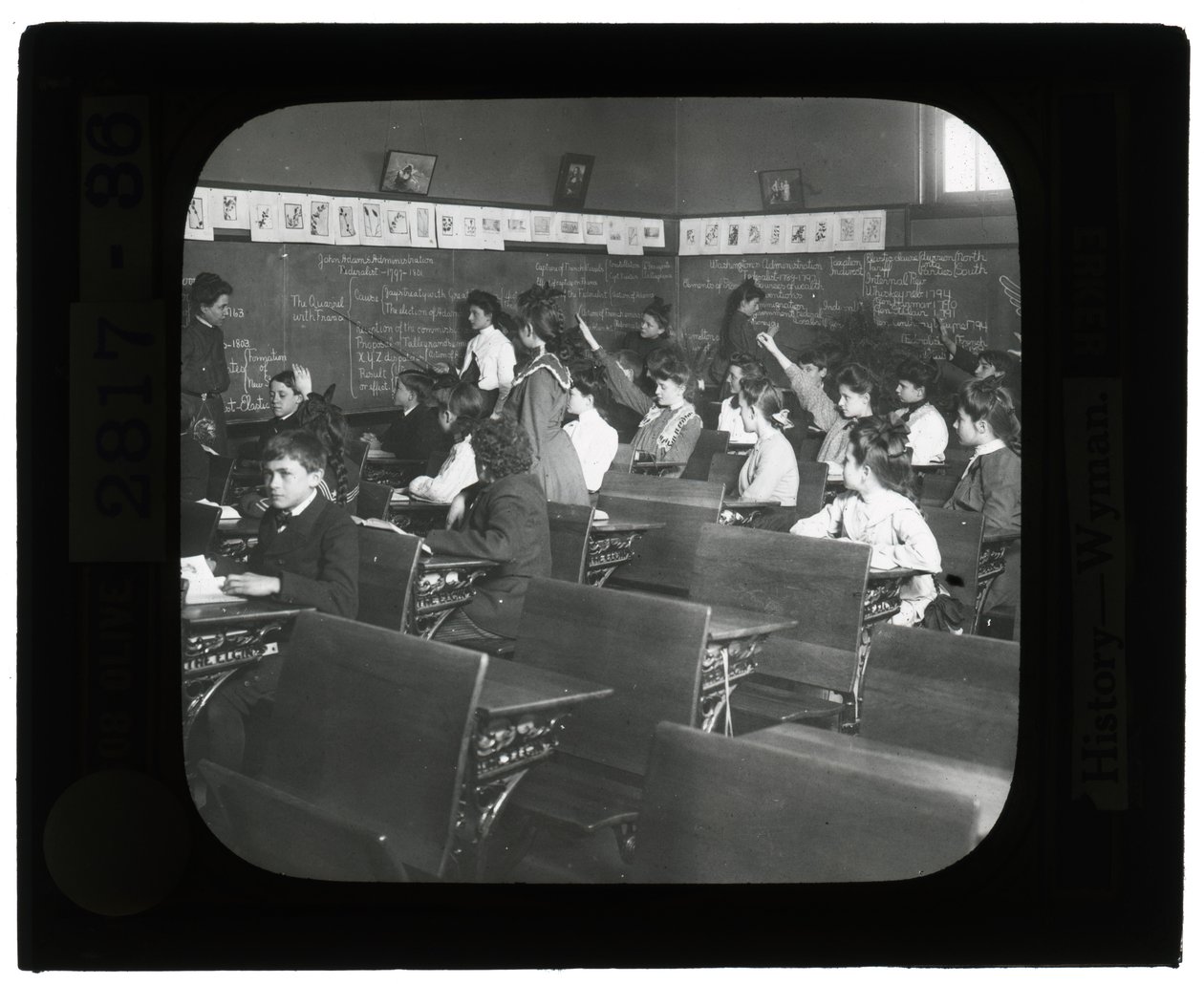 Vzdělávací muzeum Lantern Slides- History- Wyman School od Unknown
