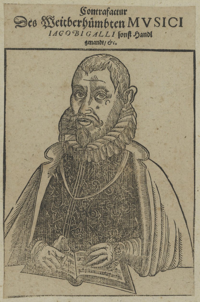Jakob Petelin Gallus od Unknown