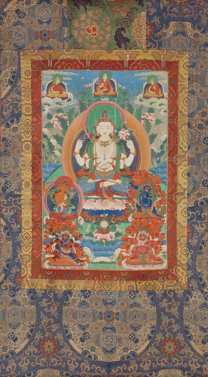 Shadakshari Avalokiteshvara od Unbekannt Unbekannt