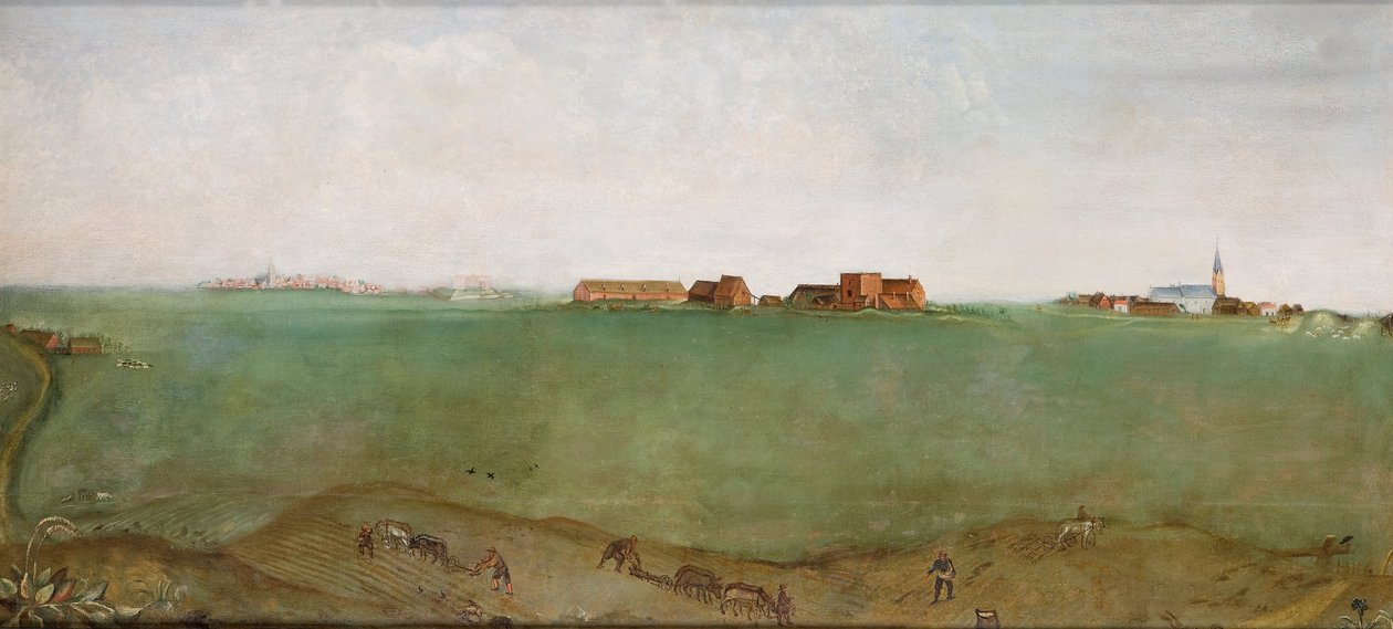 Plíseň Tonder a vesnice Tonder ve Šlesvicku-Holštýnsku, 1657 od Unbekannt Unbekannt