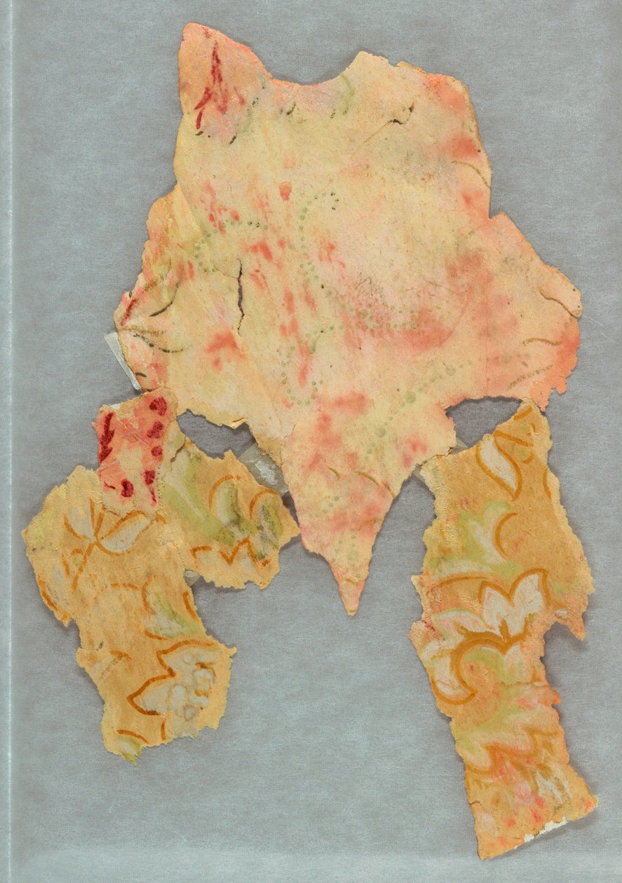 Boční stěna - fragment (USA), 1870-75 od Unknown