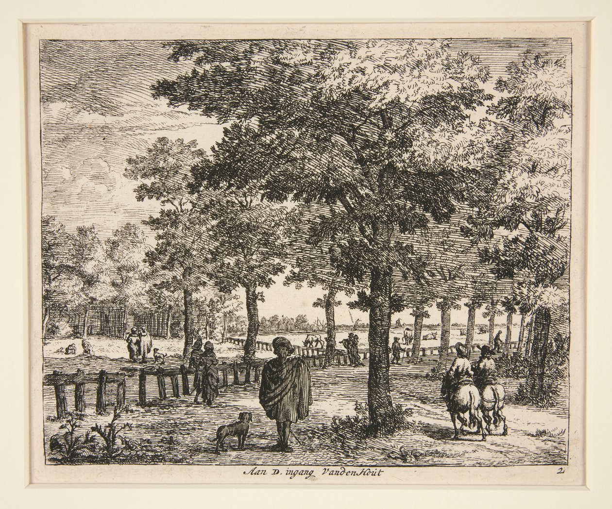 Aan d. ingang Vanden Harit (U vchodu do Vanden Harit) od Unknown