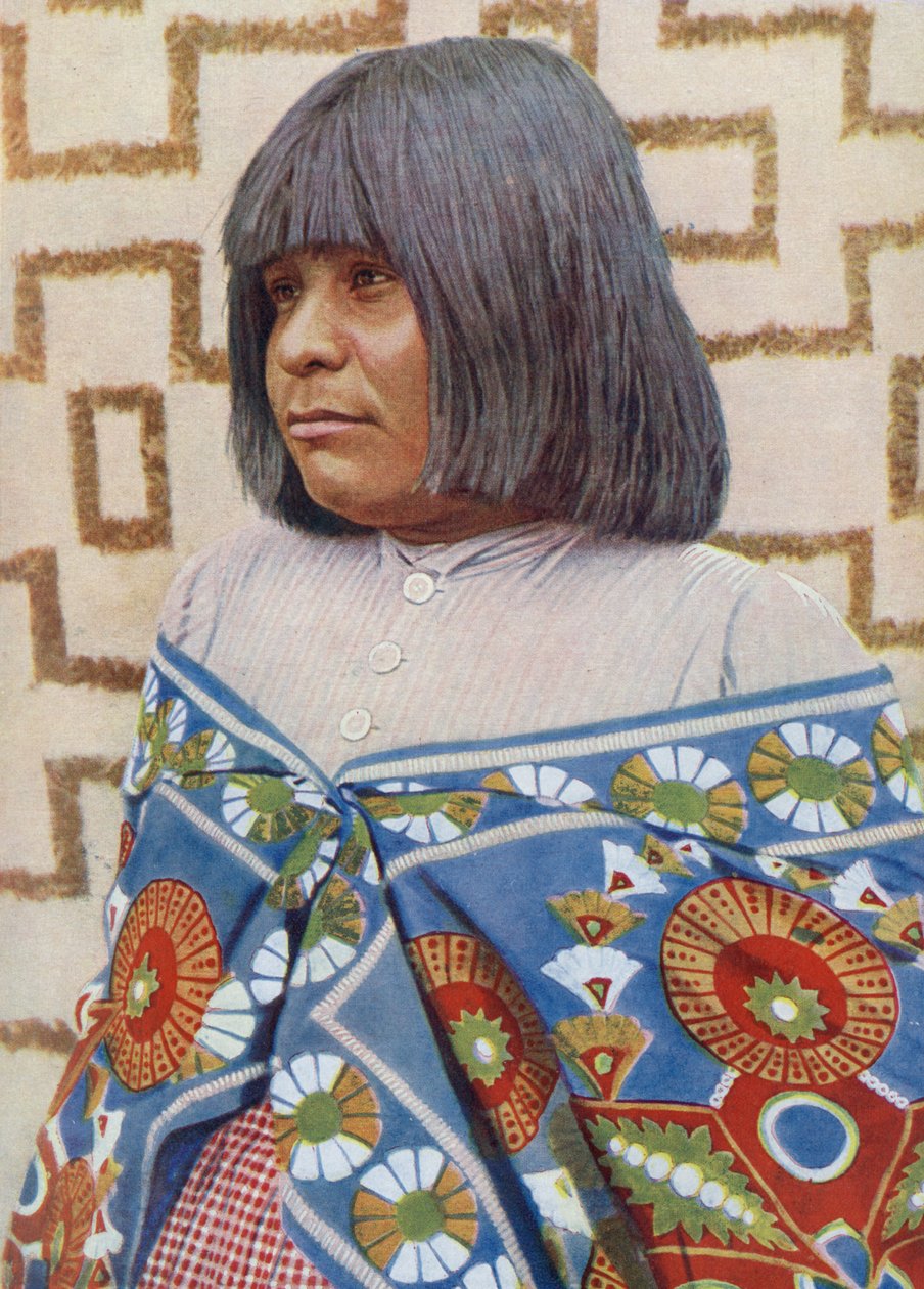 Arizona. Squaw z kmene Walapai v Arizoně. 1920 od Unknown
