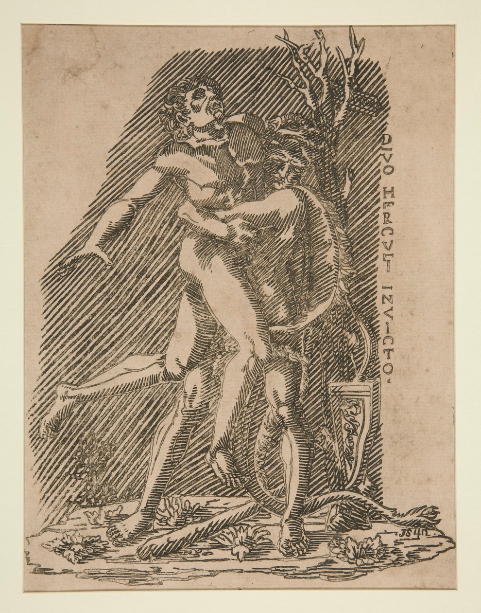 Herkules a Antaeus od Unknown