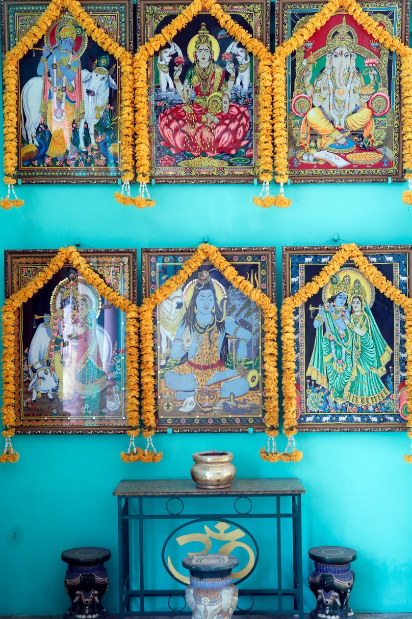 Hinduistická božstva, chrám Sri Thendayuthapani, Ho Či Minovo město, Vietnam od Unknown