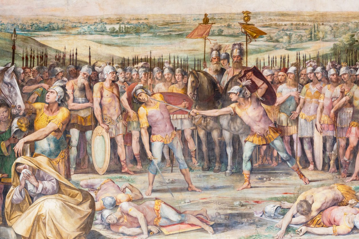 Horatius a Curiatii, Řím, Itálie od Unknown