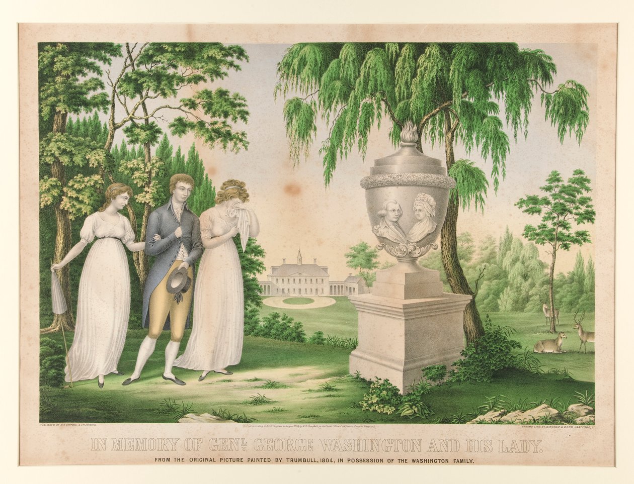 Na památku Genl. George Washington a jeho paní od Unknown
