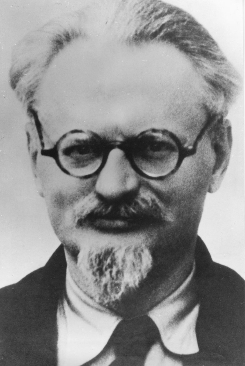 Leon (Lev) Trockij, ruský revolucionář, sovětský komunistický vůdce, (1879-1940), v Mexiku, 1936, 57 let, portrét mexické policie. od Unknown