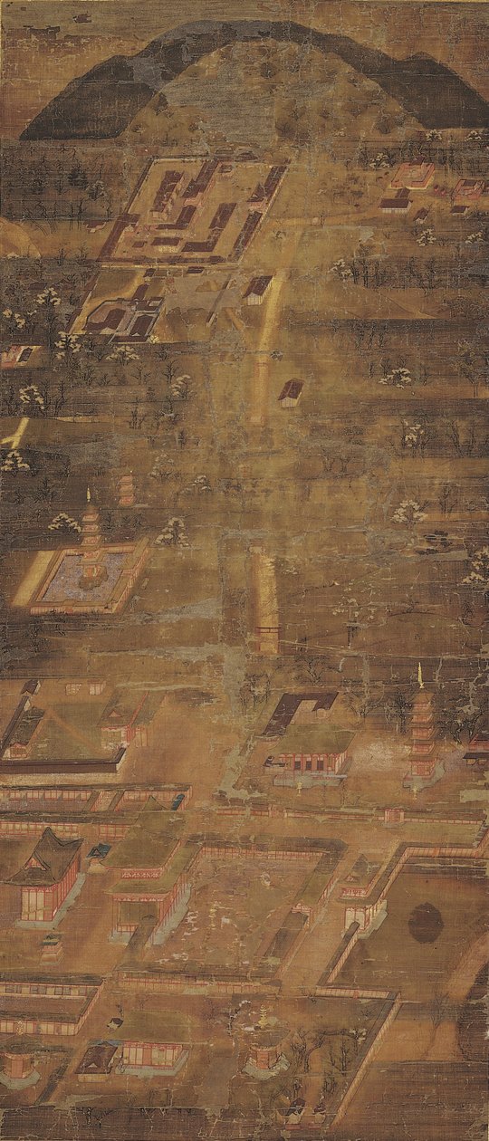 Mandala svatyně Kasuga a chrámu Kofuku-ji od Unknown