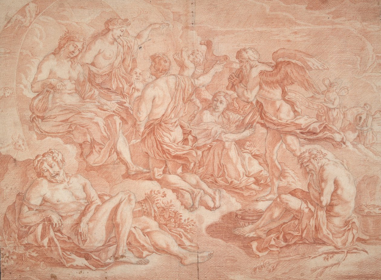 Phaeton žebrá o Apollonův vůz od Unknown