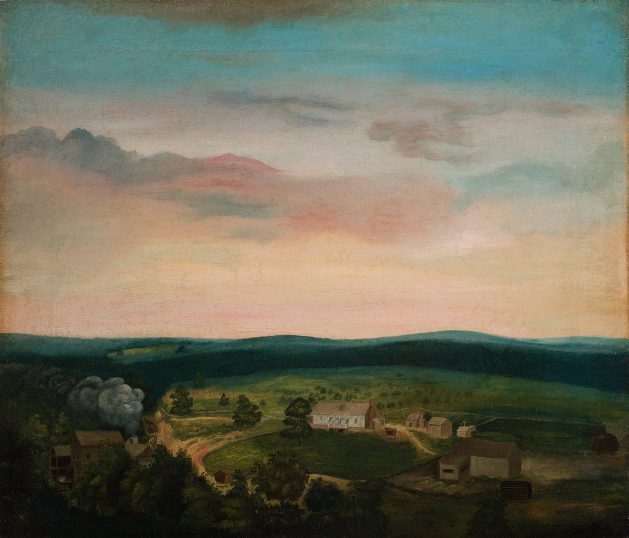 Portrét farmy Cresswell od Unknown