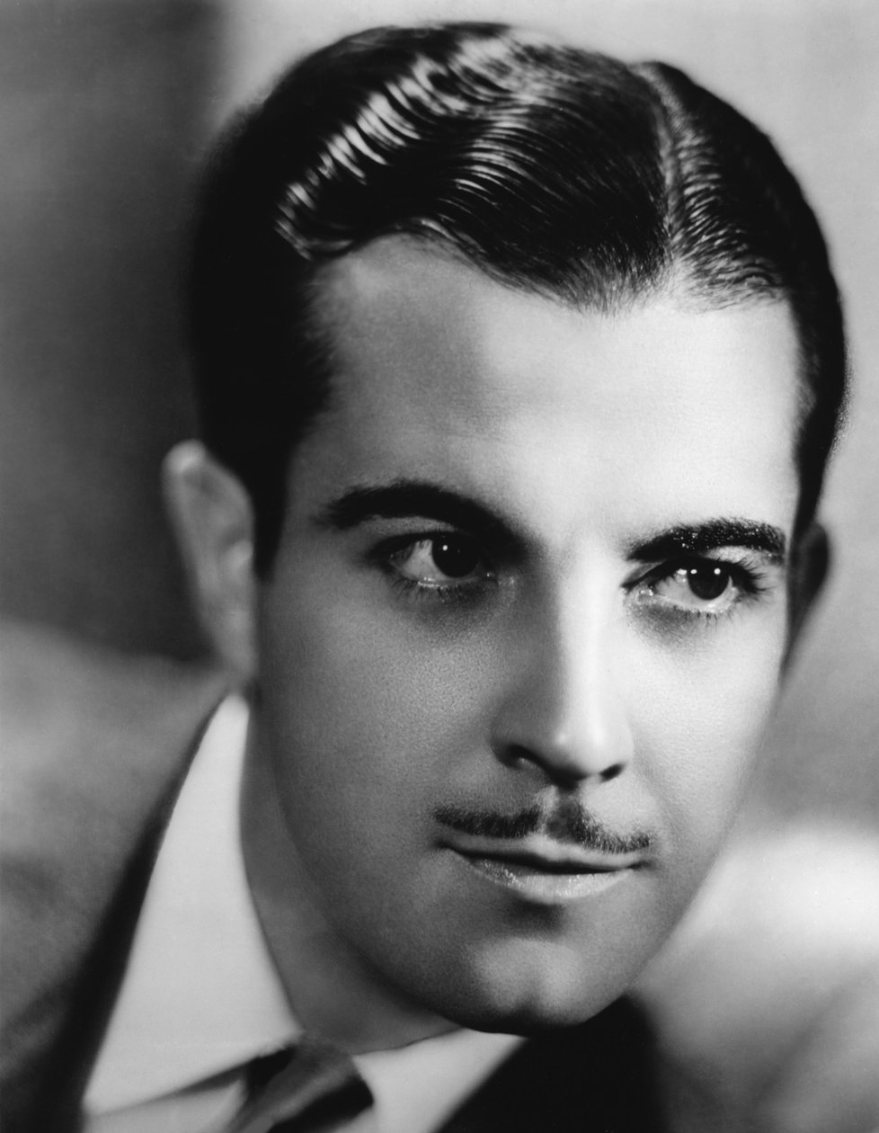 Portrét Ramona Novarra (1899-1968), mexického filmového herce od Unknown