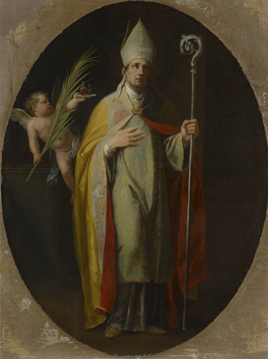 Svatý Gennaro, biskup neapolský od Unknown