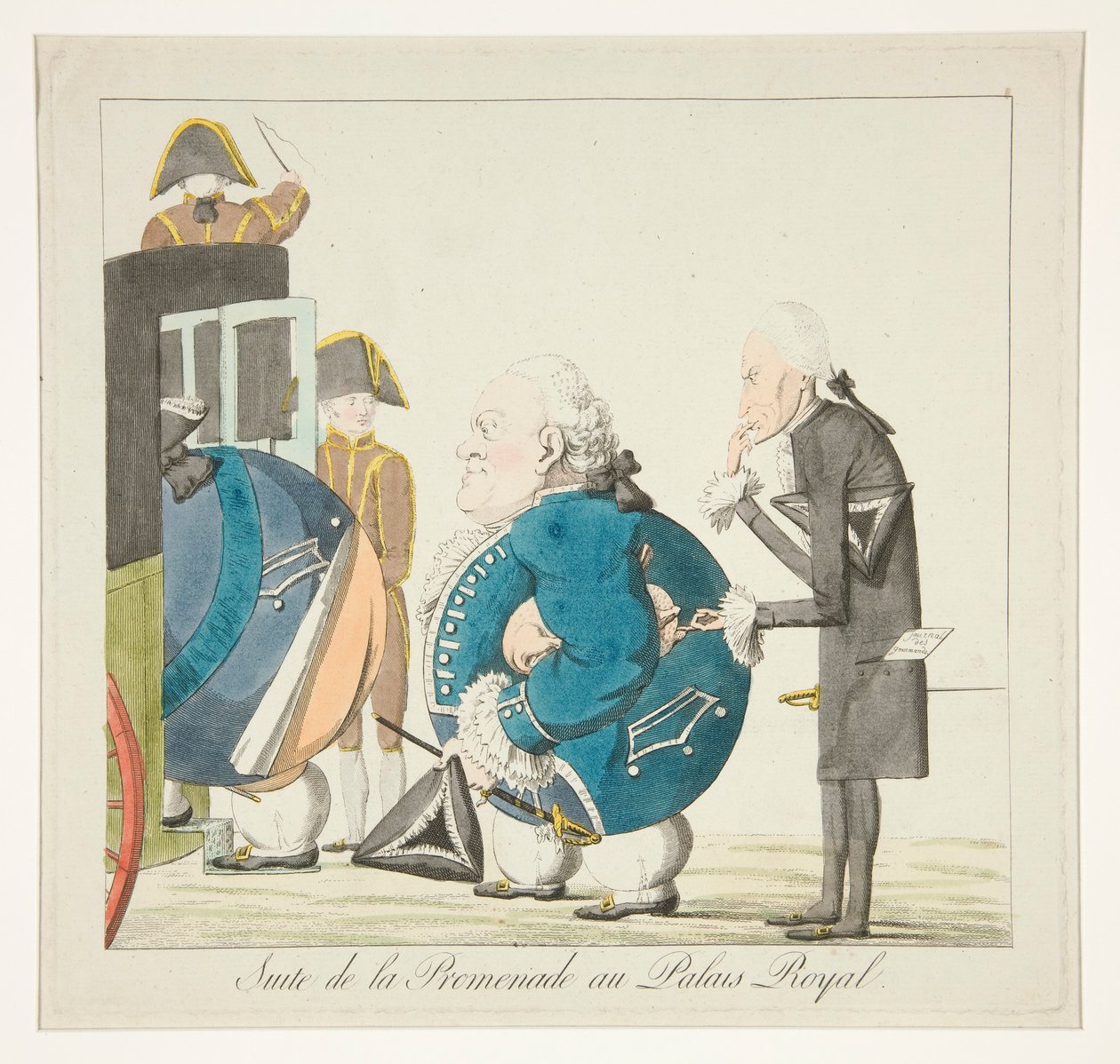 Suite de la Promenade au Palais-Royal (po promenádě v Palais-Royal) od Unknown