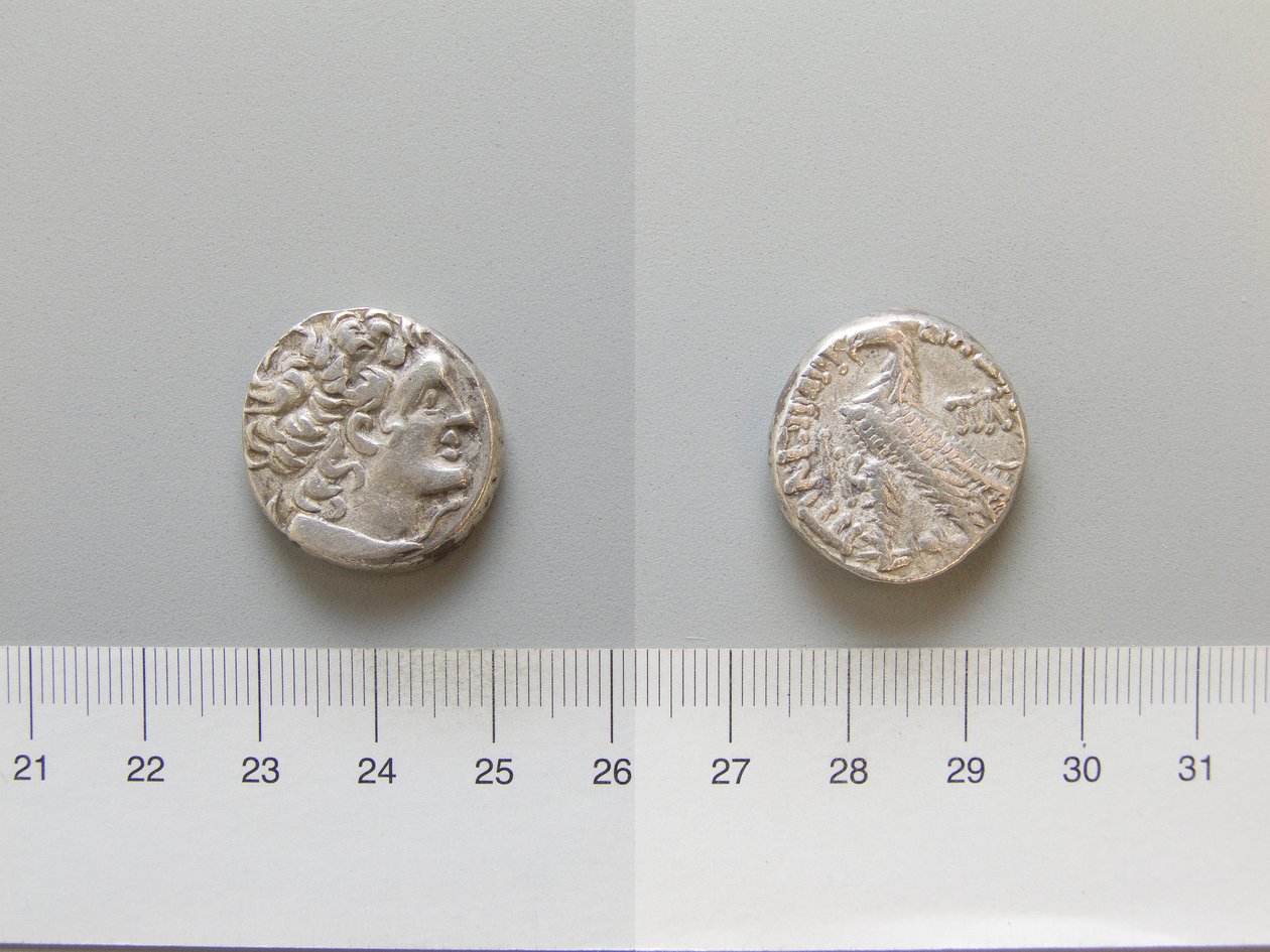 Tetradrachma Ptolemaia XII., egyptského krále z Egypta od Unknown