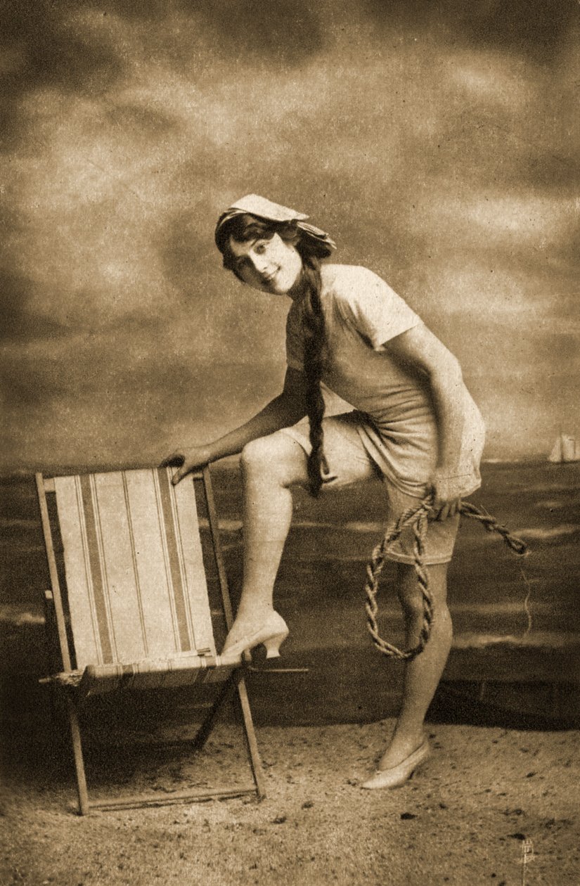 Prázdninová dívka, kolem roku 1905 od Unknown