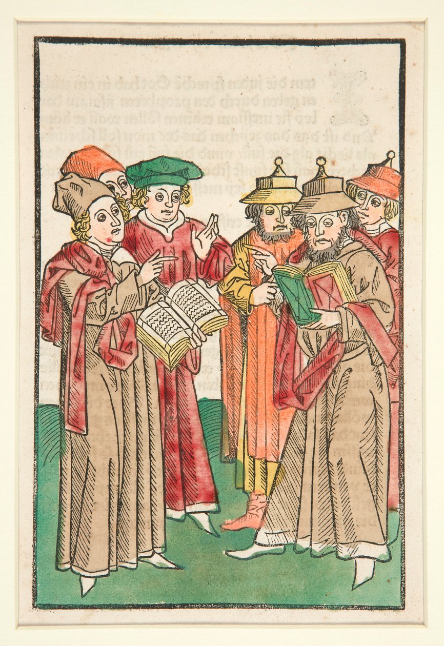 Three Christian and Three Jewish Scholars Disputing, illustration from Der Seelen-Wurzgarten   1339936   cs       czech Successfully Translated  Original: Head of an Old Man with Turban and Beard Translat: Head of an Old Man with Turban and Beard 1284622 c od Unknown