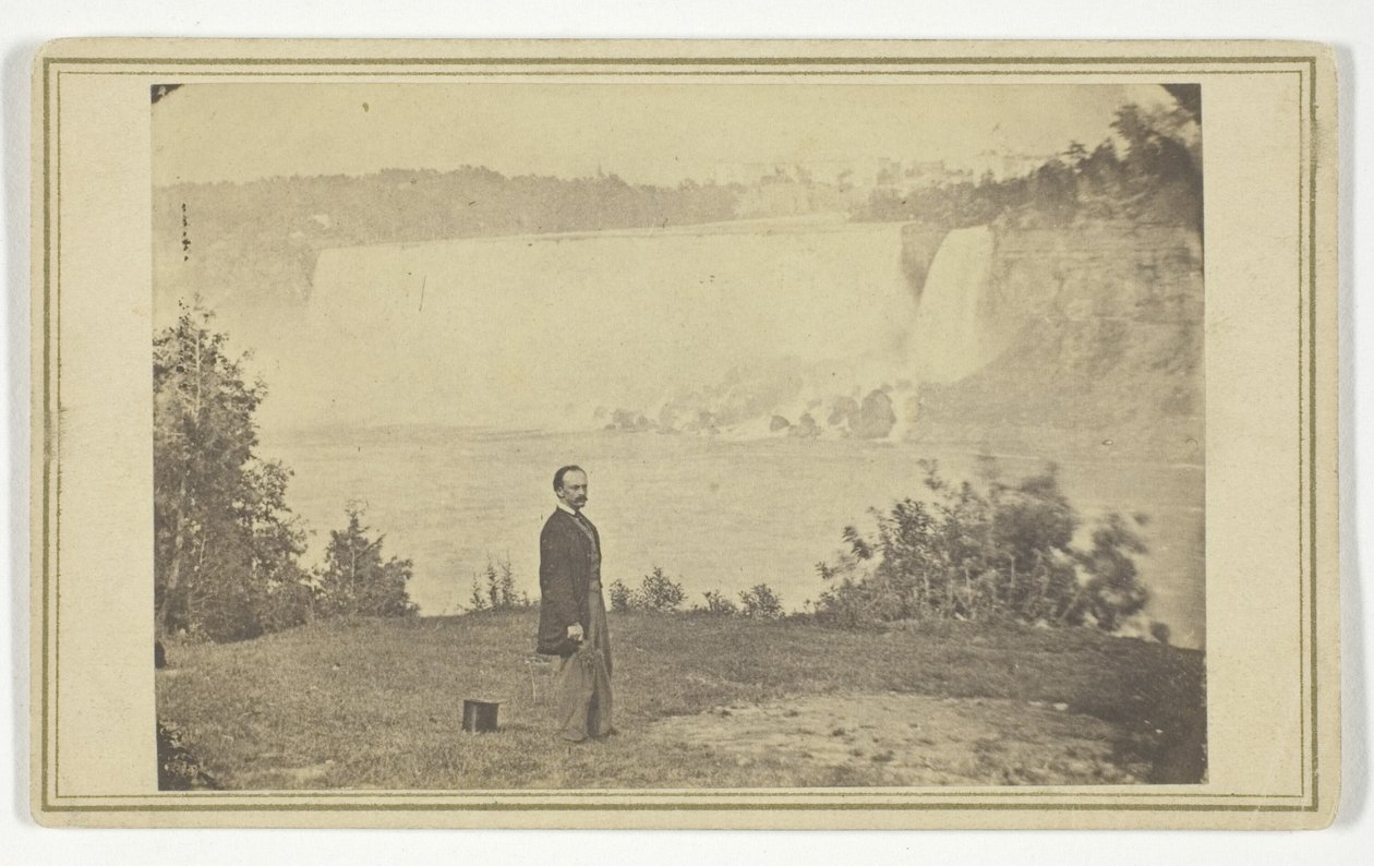 Bez názvu (Muž u Niagarských vodopádů) od Unknown