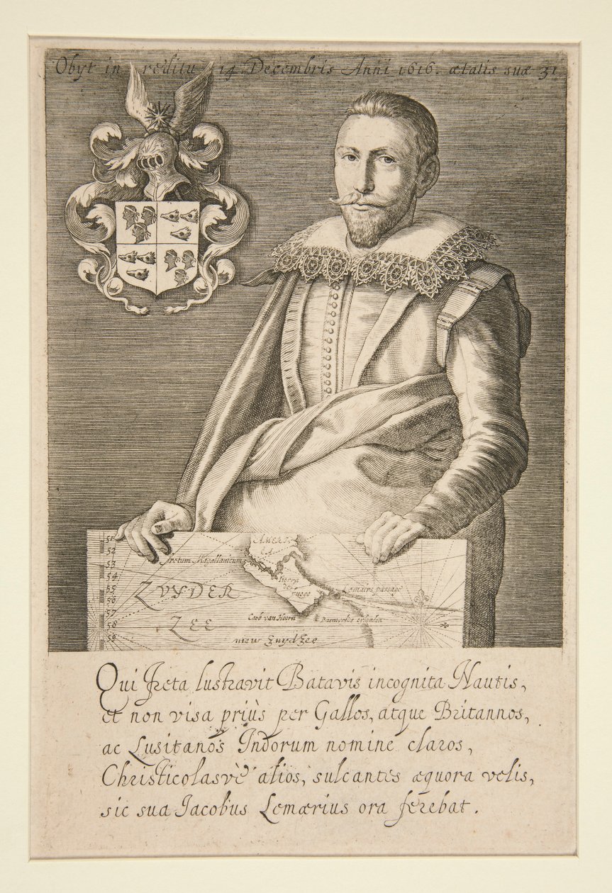 Bez názvu (portrét Jacob Le Maire, střídavě Jacob le Maire) od Unknown