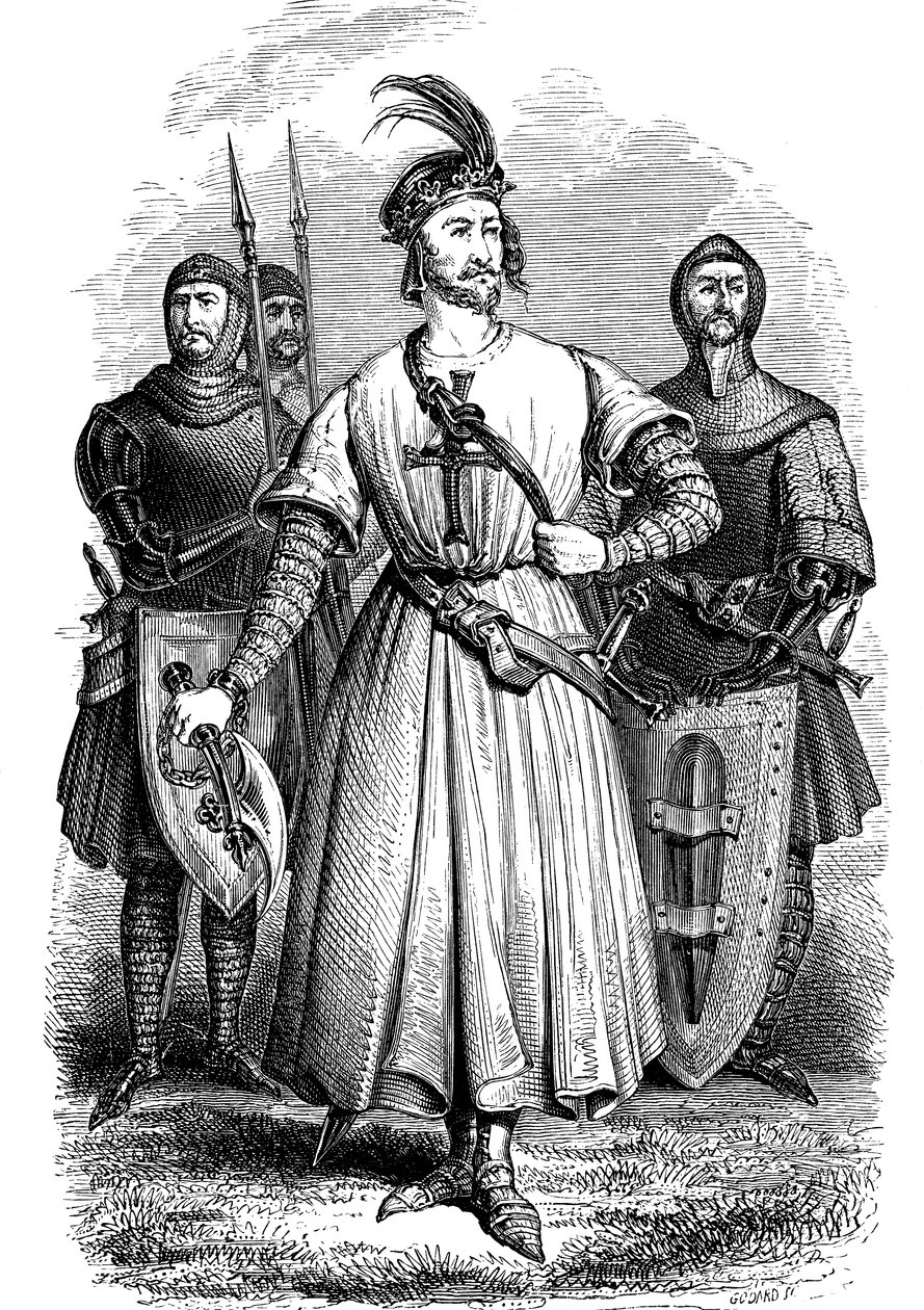 1157-1199, Richard první z Anglie" Richard Lví srdce" král Anglie a vévoda z Normandie od Unknown artist
