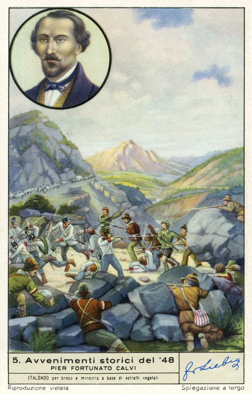 1848 Italská revoluce od Unknown artist
