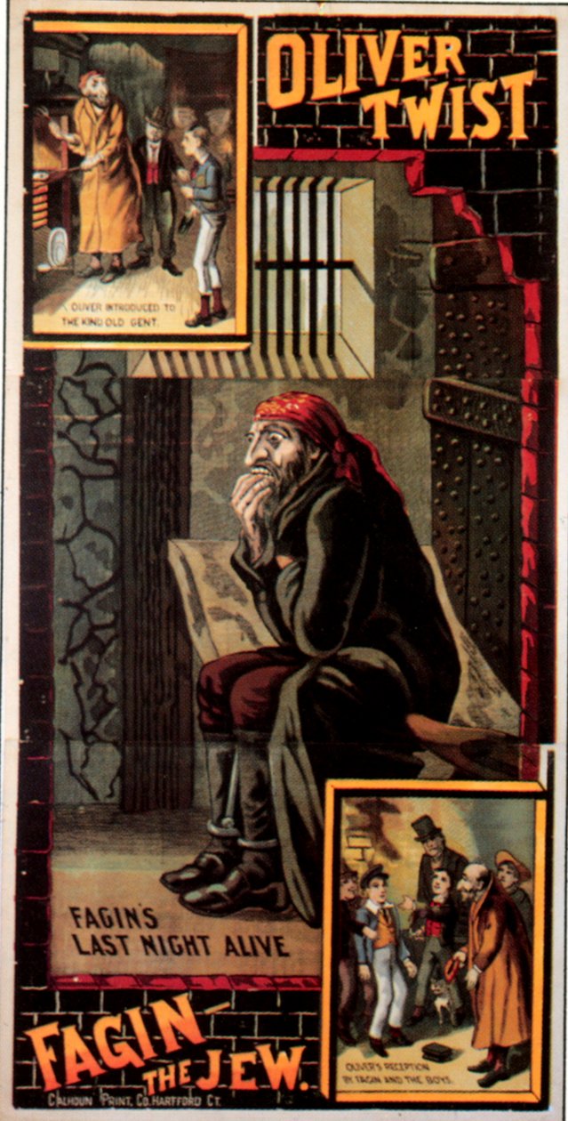 1880s UK Oliver Twist Book Plate od Unknown Artist