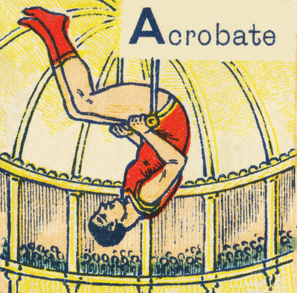 A jako Acrobat od Unknown artist