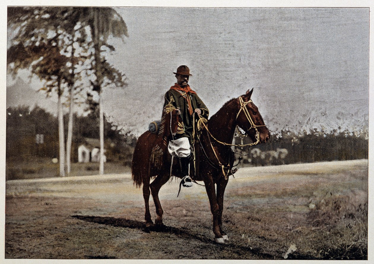 Gaucho v Rio Grande do Sul (Brazílie), konec 19. století od Unknown artist