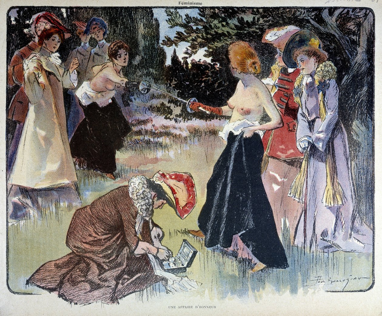 Věc cti: souboj žen s mečem od Unknown artist