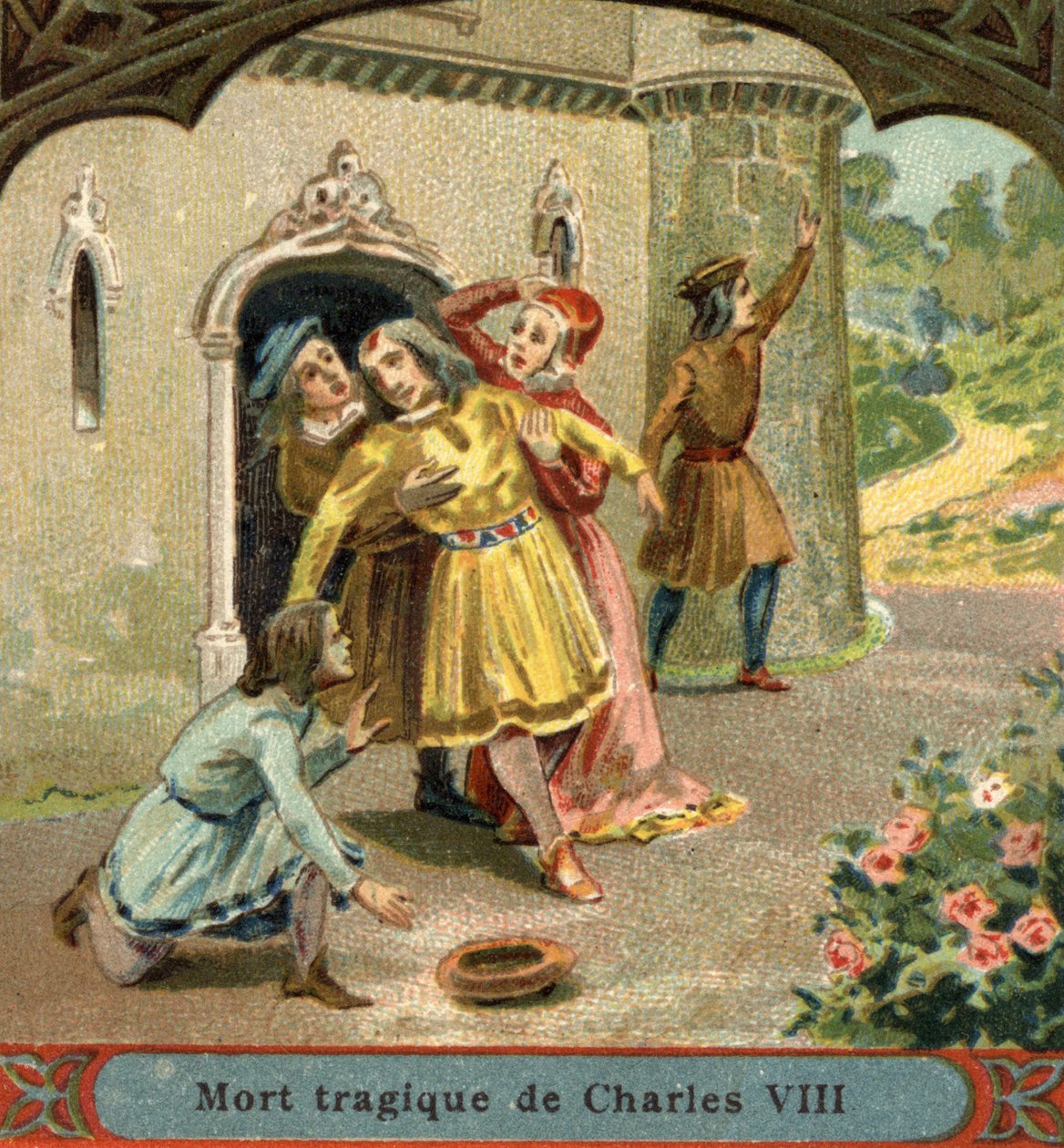 Náhodná smrt Karla VIII v roce 1498. od Unknown artist