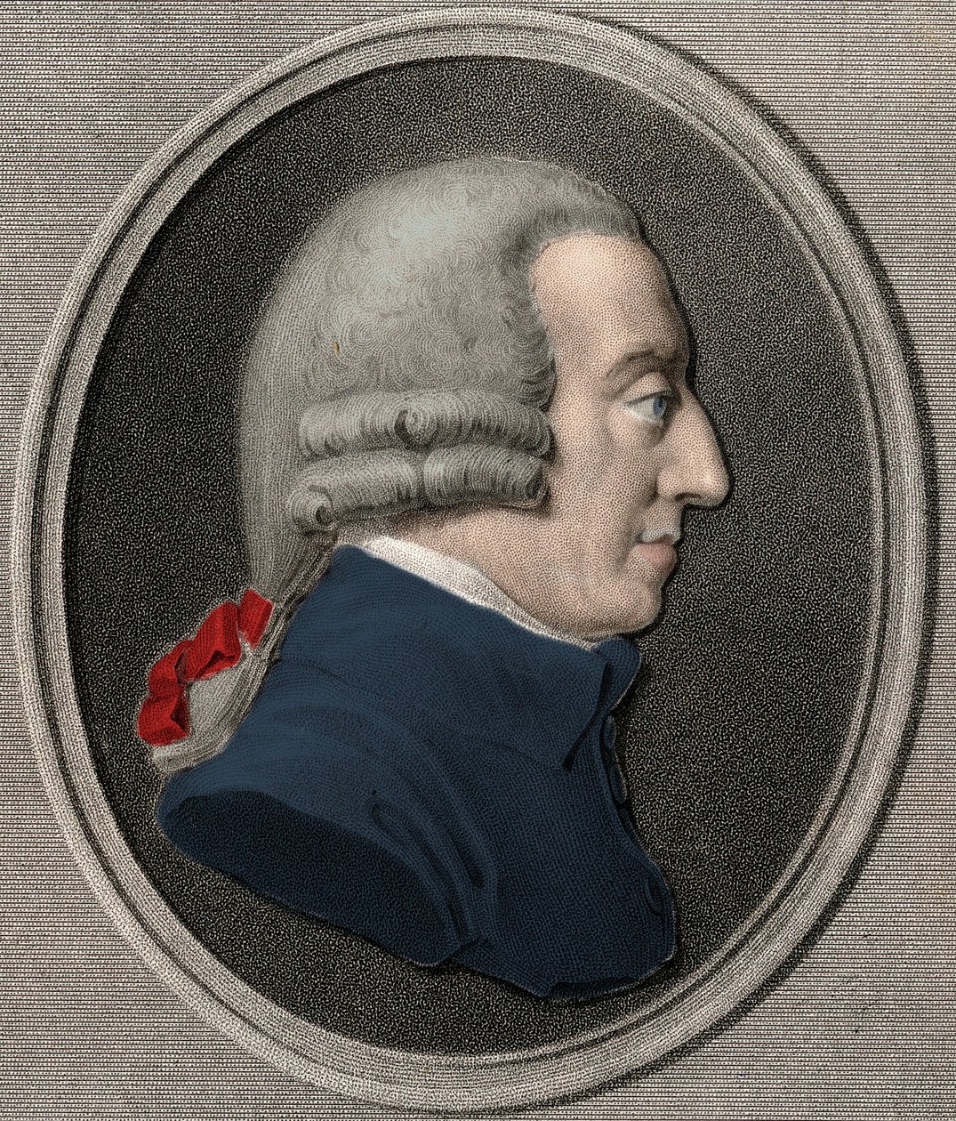 Adam Smith 1723-1790 - rytina - 19. stol od Unknown artist