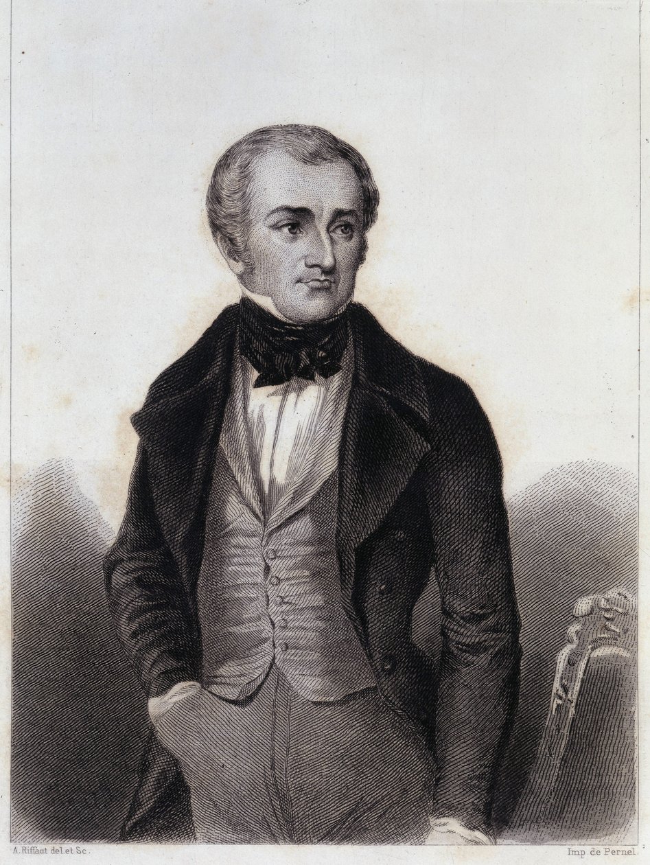 Adolphe Thiers (1797-1877) - rytina v „Historie politického a soukromého života Louise Philippa“ od Unknown artist