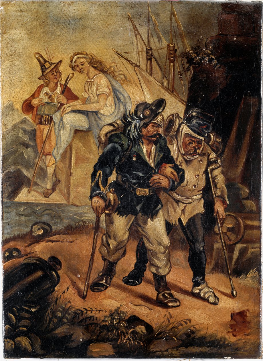 Po válce (olej na plátně, kolem roku 1859) od Unknown artist