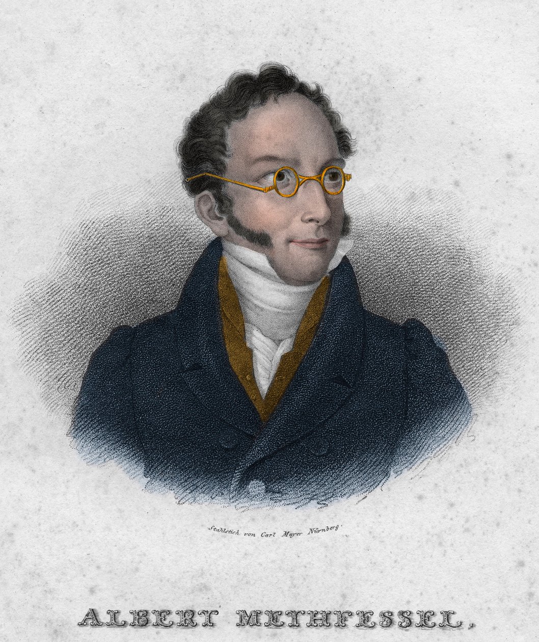 Albert Gottlieb Methfessel (1785-1869) - anglický skladatel a dirigent od Unknown artist