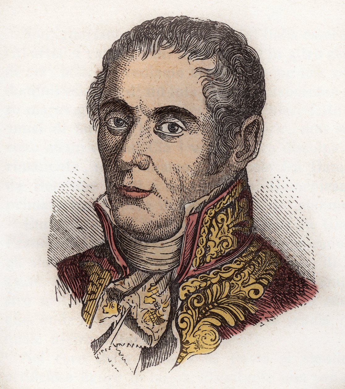 Alessandro Volta (1745-1827) italský vědec, pozoruhodný svým vynálezem galvanické hromady od Unknown artist