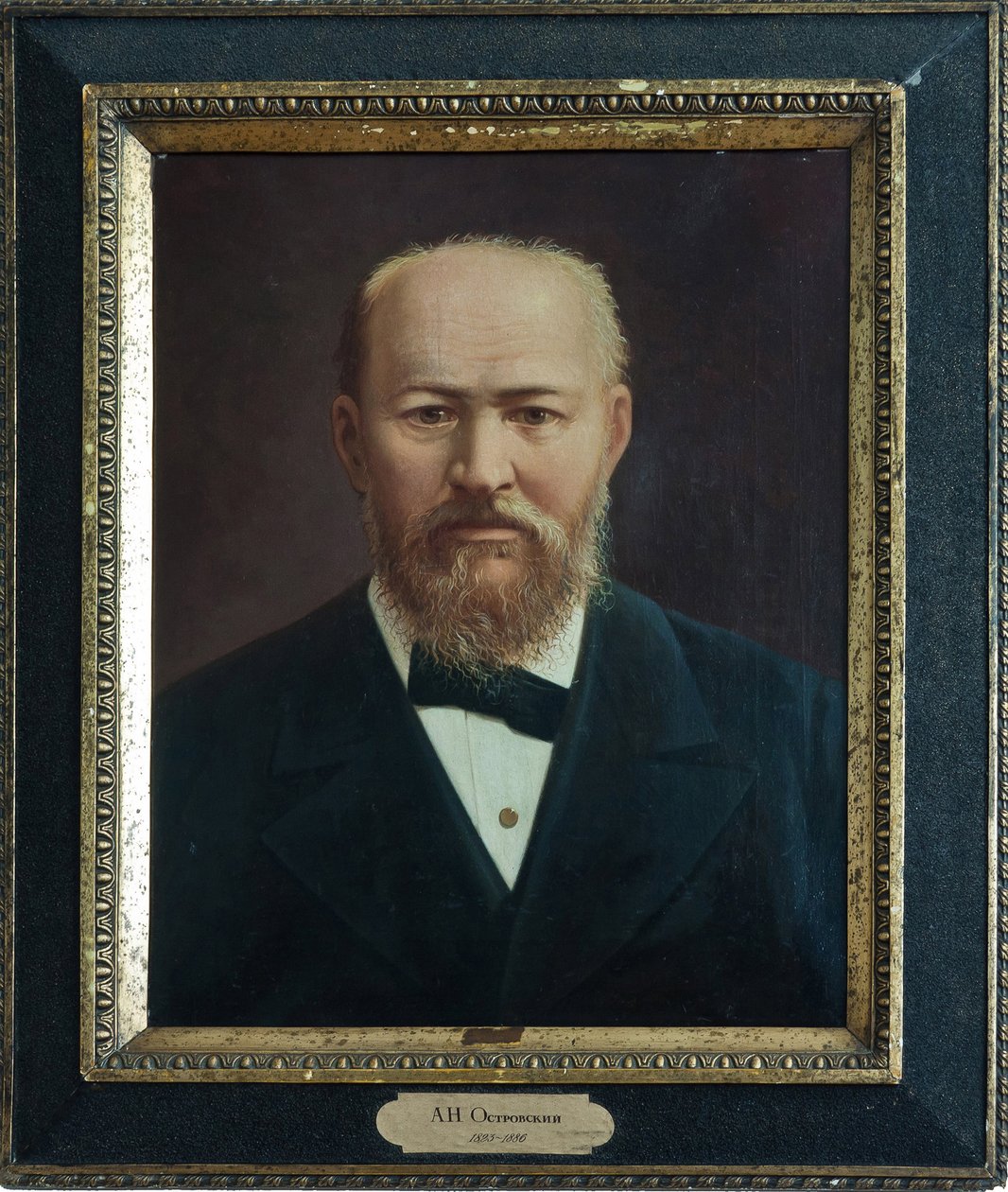 Alexandre Ostrovski - Portrét dramatika Alexandra N. Ostrovského (1823-1886), Anonym. Olej na plátně, druhá polovina 19. stol., Státní muzeum A. Ostrovského, Shchelykovo od Unknown artist