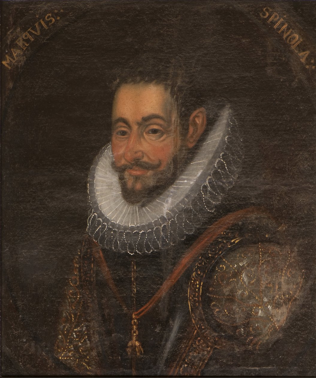 Ambrogio Spinola, janovský aristokrat a generál španělské armády - Portrét Ambrosia Spinoly (1569-1630), Anonym . Olej na plátně. Rozměr: 65 x 55 cm. Národní muzeum Stockholm od Unknown artist