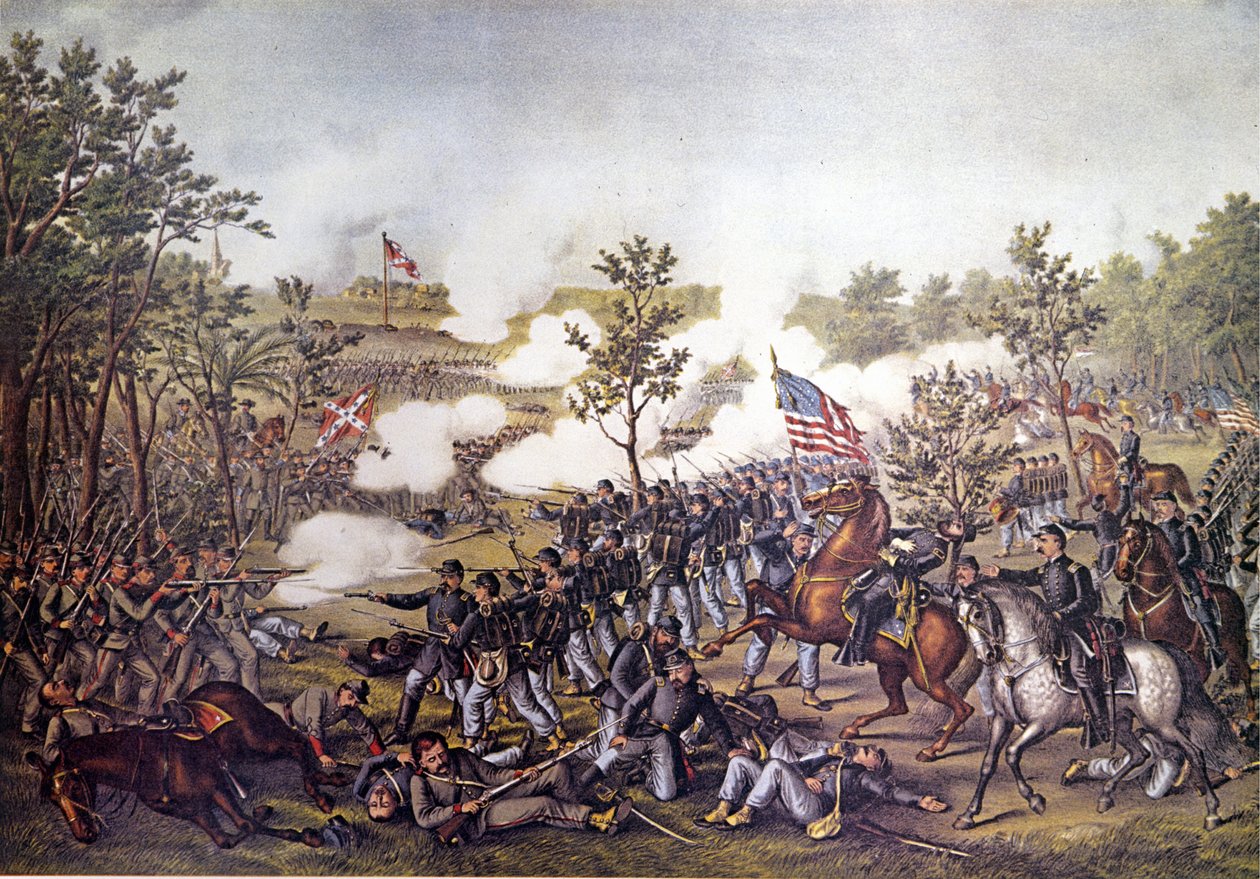 Americká občanská válka (1861 - 1865): 2. září od Unknown artist