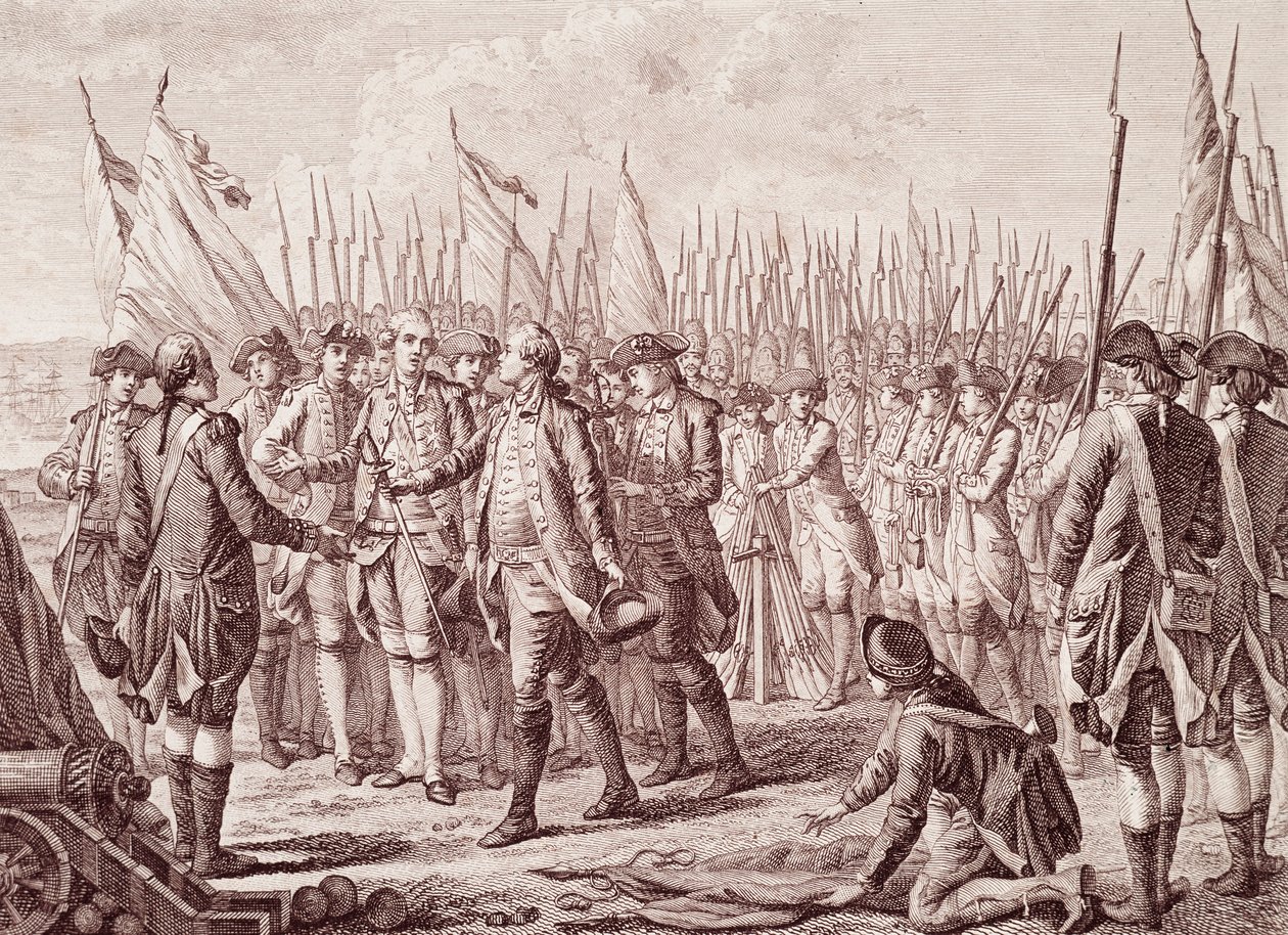Americká revoluční válka: Kapitulace lorda Cornwallise od Unknown artist
