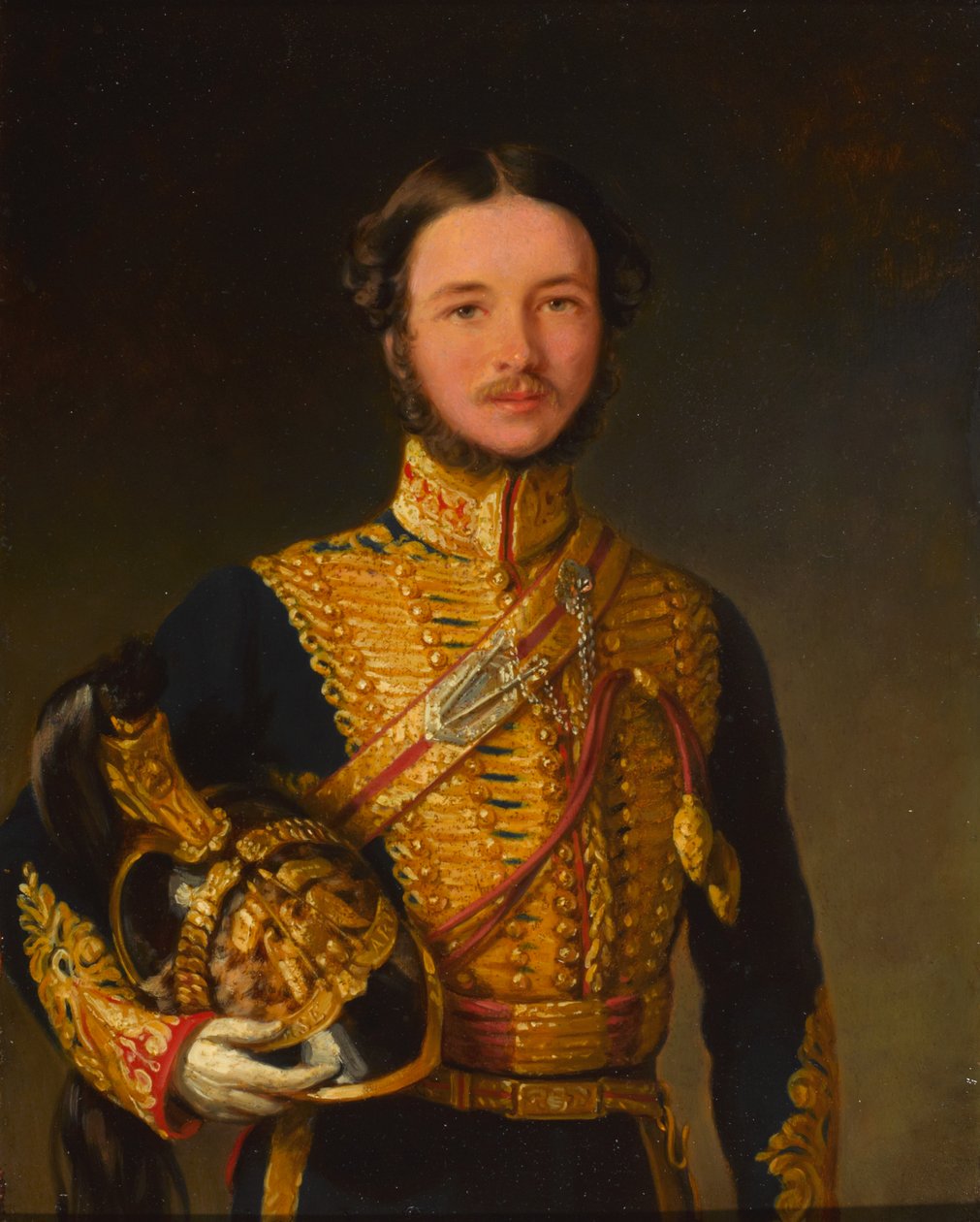 Důstojník 1. jednotky, Bombay Horse Artillery od Unknown artist
