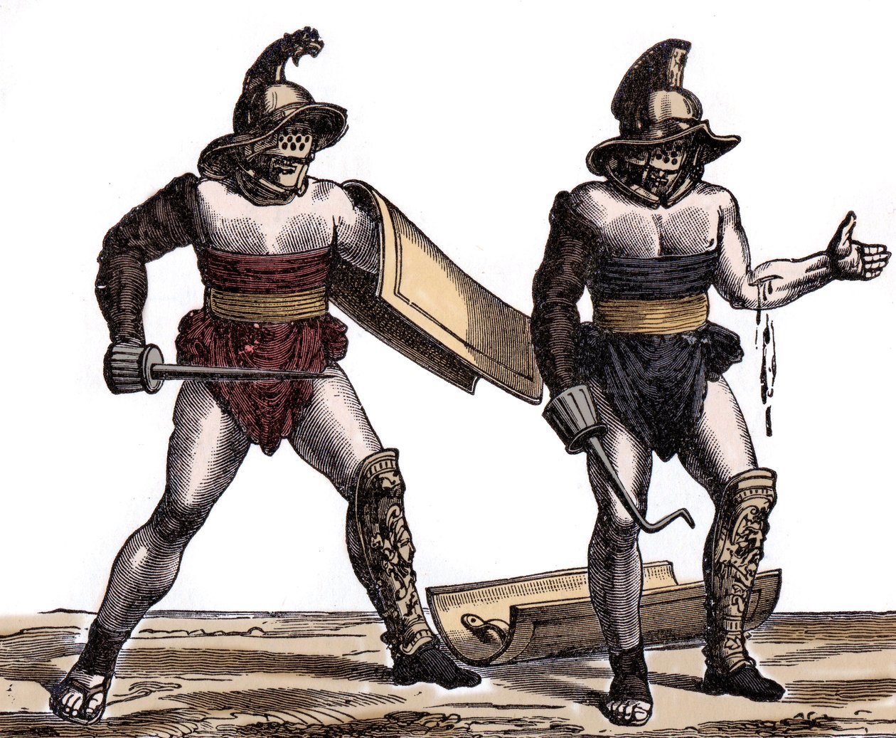 Starověký Řím: Římský gladiátor - Římský starověk: gladiátor od Unknown artist