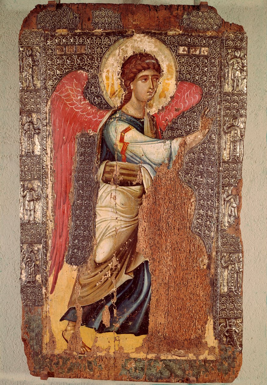 Anděl zvěstování (ikona 13.-14. století) od Unknown artist