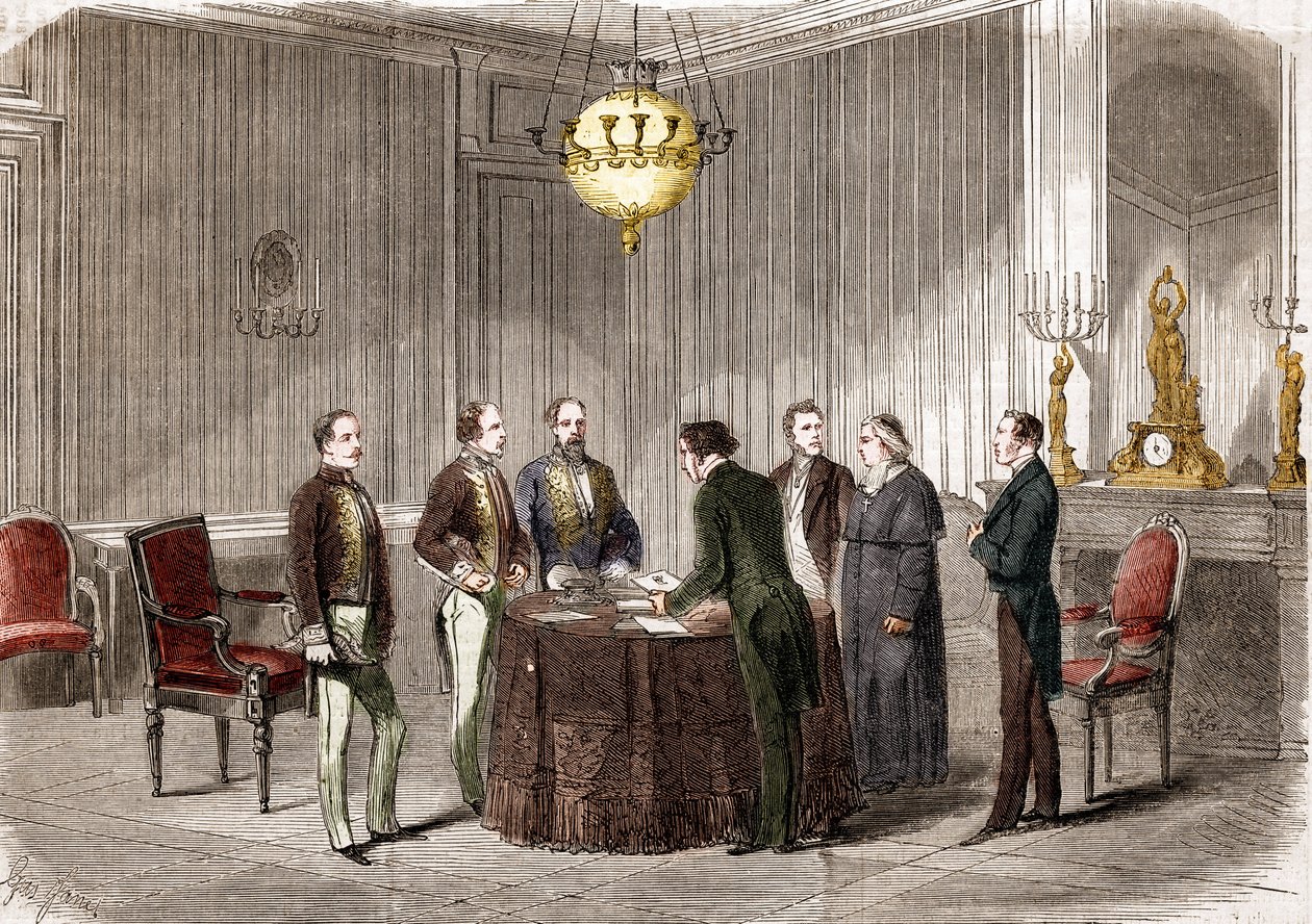Připojení Savojska k Francii od Unknown artist
