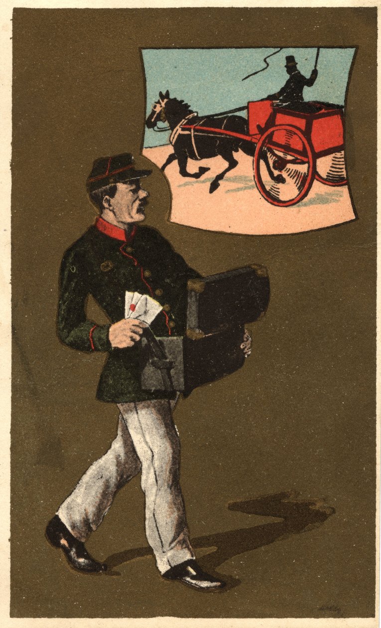 Anonymní chromolitografie, konec 19. století. od Unknown artist