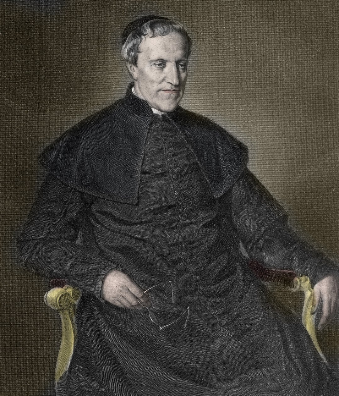 Antonio Rosmini (1797-1855), italský filozof a kněz - Portrét italského kněze a filozofa Antonia Rosmini Serbati (Rosmini-Serbati) (1797-1855) "" od Unknown artist