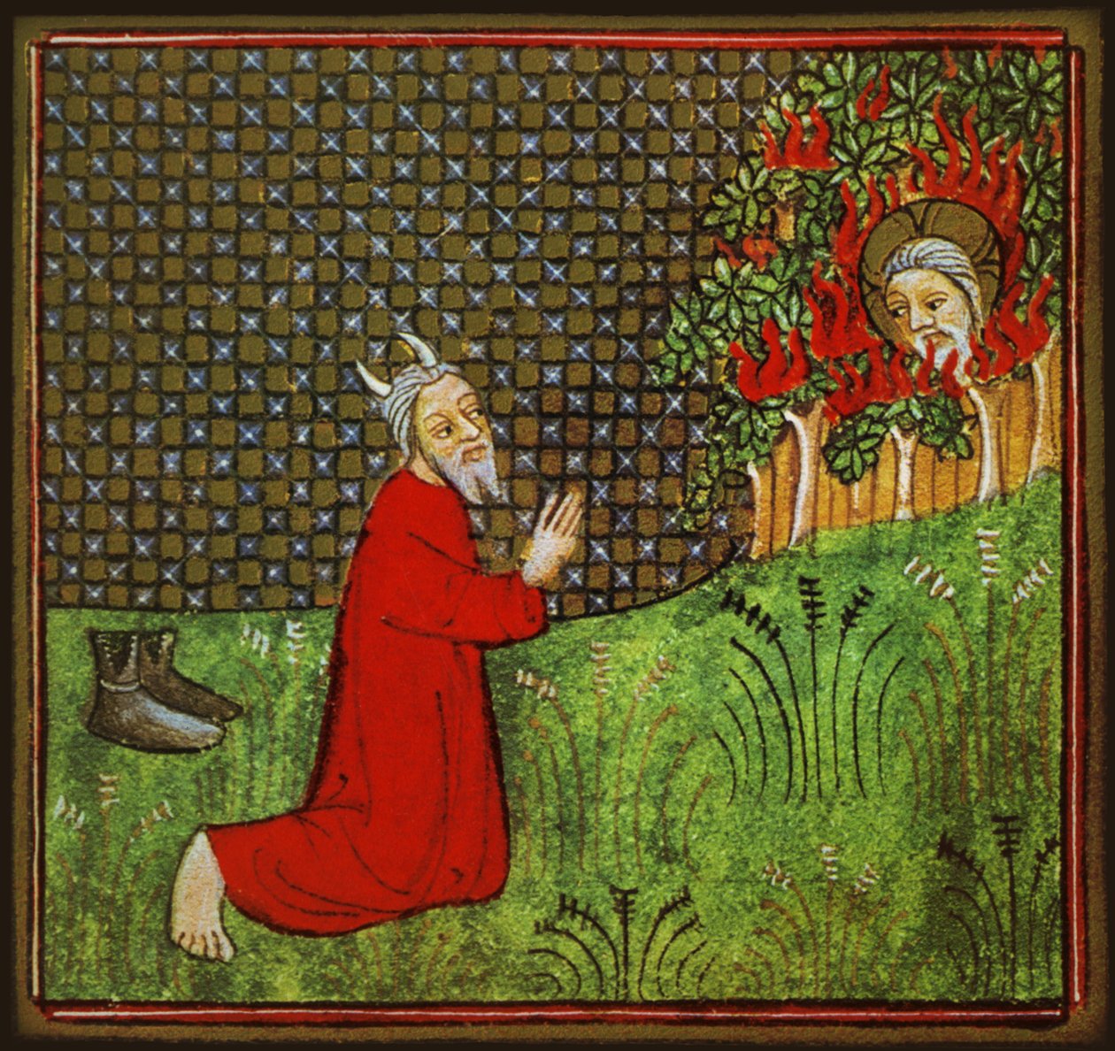 Zjevení Z Hořící Roveto od Unknown artist