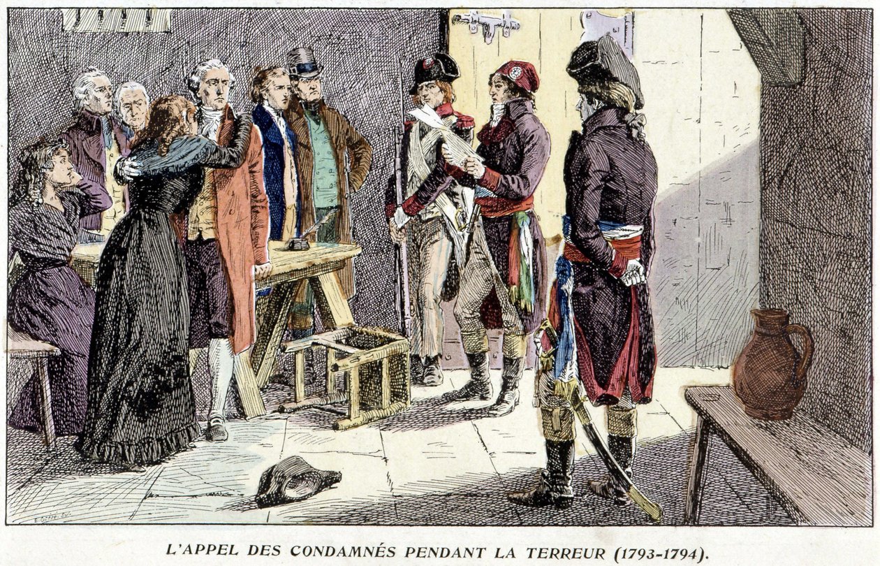 Odvolání odsouzených během teroru (1793-1794) od Unknown artist
